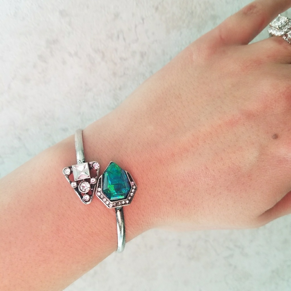 Stunning Bohemian Cuff Rhinestone Boho Bracelet - Picture 5 of 6